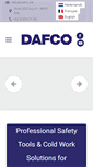 Mobile Screenshot of dafco.be